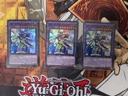 YUGIOH 3X CONDUCTION WARRIOR PLASMA MAGNUM BPRO-EN034 SUPER 1ST ED NM - Image 1