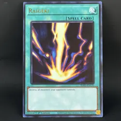 Yugioh Raigeki RA05-EN110 1st Edition NM Ultra Rare - Image 1