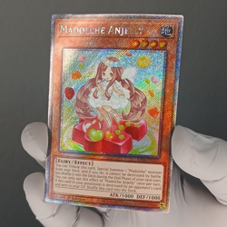 Konami Yu-Gi-Oh! TCG Madolche Anjelly RA04-EN215 Platinum Secret Rare 1st Ed. - Image 1
