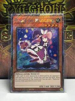 Madolche Magileine 1st Edition Platinum Secret Rare RA04-EN185 Yu-Gi-Oh! - Image 1
