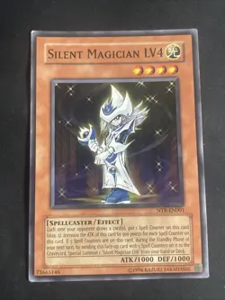 Yugioh - Silent Magician LV4 - Super - Unlimited - NTR-EN001 - hp - Image 1