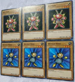 Yugioh 3x Oscillo Hero TU04-EN013 & 3x Wattkid TU04-EN012 Common NM Playset - Image 4