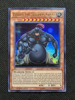YuGiOh! - Zushin the Sleeping Giant DRL3-EN018 Ultra Rare 1st Edition Near Mint - Image 1