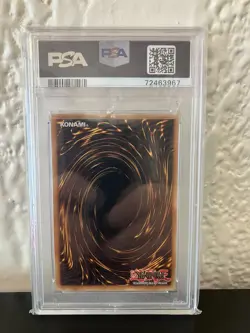 2004 Yu-Gi-Oh! IOS Dark Magician/ CHAOS INVASION OF CHAOS PSA 8 - Image 2