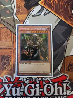 YUGIOH INVADER OF DARKNESS IOC-EN111 SECRET UNLIMITED ED NM 2020 - Image 1