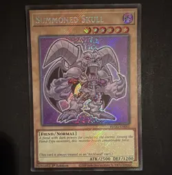 Yu-Gi-Oh! Battles of Legend: Glorious Gallery Summoned Skull Secret Rare 1st Ed - Image 1