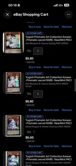 Yugioh Prismatic Art Collection Korean -Prismatic secret RARE- Near Mint 35 - Image 4