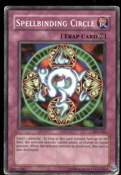 Spellbinding Circle SYE-045 Starter Deck: Yugi Evolution Yu-Gi-Oh Unlimited MP - Image 1
