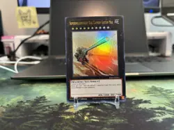 Yu-Gi-Oh Superdreadnought Rail Cannon Gustav Max RA04 Ultra rare NM - Image 1
