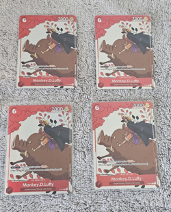 One Piece Card Game Monkey D. Luffy P-001 Promo Lot 4 Gift Collection 2023 - Image 1