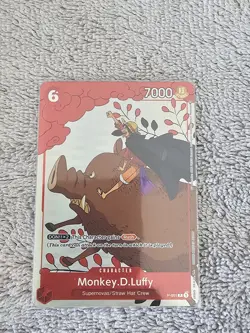 One Piece Card Game Monkey D. Luffy P-001 Promo Lot 4 Gift Collection 2023 - Image 2