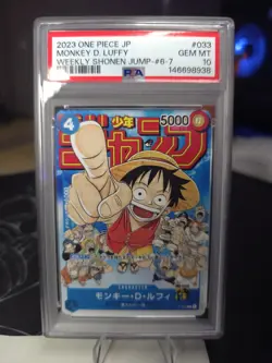 2023 ONE PIECE JAPANESE PROMOS #033 MONKEY D. LUFFY PSA 10 - Image 2