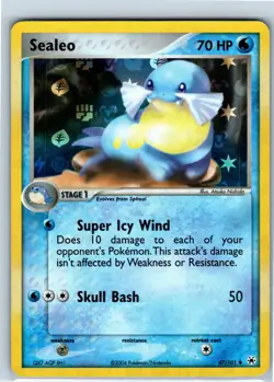 Sealeo Reverse Holo Ex Hidden Legends 47/101 Pokemon Card 2004 - Image 1