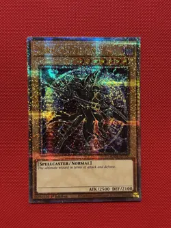 Dark Magician (7th Art) Quarter Century Secret Rare Card RA04-EN106 1st Edition - Image 1