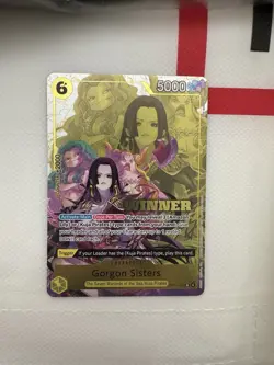 Bandai One Piece Card Game Gorgon Sisters Winner Foil OP14-105 MINT - Image 1