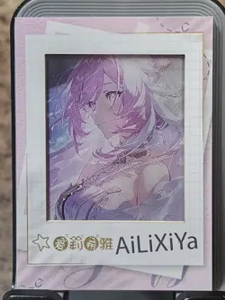 Ganyu Elysia Lenticular Walks In Beauty Card Anime Goddess Story Meika Waifu - Image 2