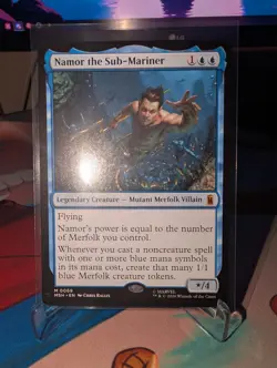 MTG Namor the Sub-Mariner 0069 Universes Beyond Marvel NM Mythic Rare Card - Image 1