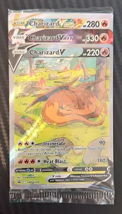 Charizard V Vmax VStar - SW/SH Super Premium Collection Sealed Cards + Code Card - Image 2