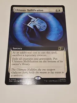 Ultimate Nullification (Extended Art) Commander: Marvel Super Heroes Regular - Image 1