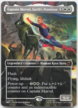 Captain Marvel, Earth's Protector (Borderless) () M Marvel Super Heroes MSH 342 - Image 1