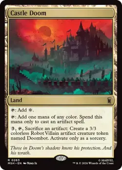 Castle Doom 263 Magic: The Gathering Marvel Super Heroes Regular Rare NM - Image 1