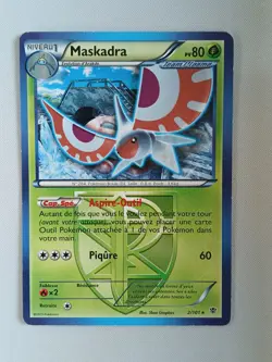 Carte pokemon FRANCAIS Maskadra (PLB 2) Explosion Plasma [PLAYED] 10.04.2025A - Image 1