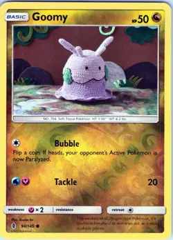 Goomy 94/145 Common - Pokemon TCG SM: Guardians Rising - Reverse Holo (NM) - Image 1