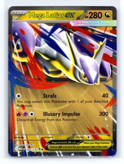Mega Latias ex 100/132 Double Rare Pokemon Mega Evolution NM - Image 1