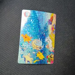 POKEMON POCKET MONSTERS VENDING PRISM STICKER 458 PIKACHU PSYDUCK LAPRAS - Image 1