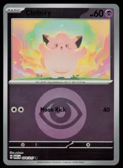 Clefairy (Energy Symbol Pattern) 074/217 Ascended Heroes Pokemon Reverse Holo NM - Image 1