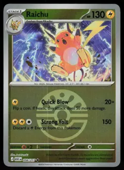 Raichu (Friend Ball) 056/217 Uncommon Ascended Heroes Pokemon Reverse Holo NM - Image 1