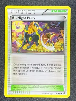All-Night Party 96/122 Uncommon Breakpoint Pokemon 2016 NonHolo - Image 1