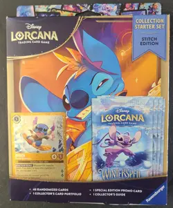 Disney Lorcana Winterspell Collection Starter Set Stitch Edition FACTORY SEALED - Image 1