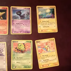 Nintendo Pokemon TCG English 2004 11 Card Lot Non-Holo EX Oddish Cyndaquil - Image 3