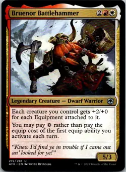 Bruenor Battlehammer U Adventures in the Forgotten Realms 219 NM - Image 1