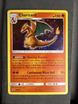 Pokemon Charizard SM226 Holo Promo Card Sun Moon Ultra Rare, LP Condition - Image 3