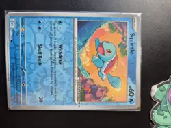 Pokemon TCG Squirtle Stamped Holo Promo Card 007/165 Pokemon Center Sealed - Image 2