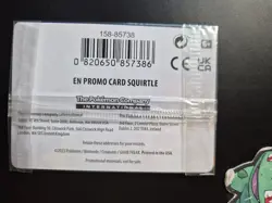 Pokemon TCG Squirtle Stamped Holo Promo Card 007/165 Pokemon Center Sealed - Image 3