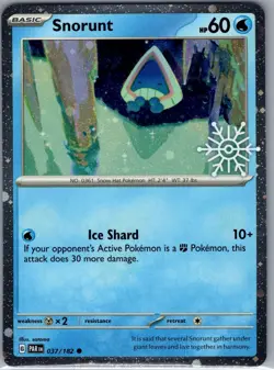 Snorunt - (Holiday Calendar) 037/182 - Pokemon Card - NM - Image 1