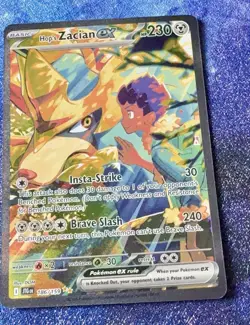 Hop's Zacian ex 186/159 SIR Journey Together Pokemon TCG NM - Image 2