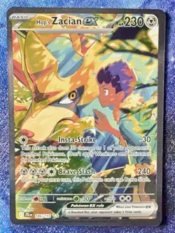 Hop's Zacian ex 186/159 SIR Journey Together Pokemon TCG NM - Image 3
