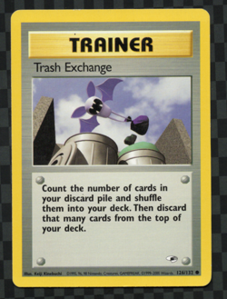 Trash Exchange 126/132 Common Unlimited Edition English Pokemon Gym Heroes LP - Image 1
