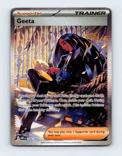 NM Geeta 226/197 Obsidian Flames Special Illustration Rare Pokemon Card - Image 1