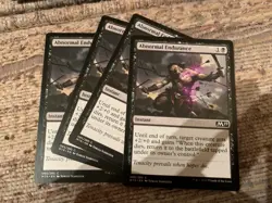 4x Abnormal Endurance - MTG Magic Cards - M19 Core Set 2019 - Image 1