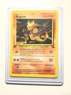 MAGMAR - 39/62 - 1st Edition Fossil - Uncommon - Pokemon Card - NM - Image 1