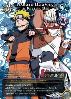 Naruto Uzumaki & Killer Bee - PR-066 - Promo - 1st Edition Promo Cards Damaged - - Image 1