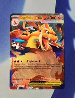 Mega Charizard Y EX Pokemon Play! Series 9 Stamped Promo 2026 Card Near Mint - Image 1