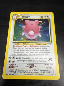 Pokemon TCG Blissey Neo Revelation Holo Rare Card 2/64 🔥 - Image 1