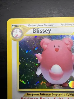 Pokemon TCG Blissey Neo Revelation Holo Rare Card 2/64 🔥 - Image 2