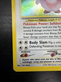 Pokemon TCG Blissey Neo Revelation Holo Rare Card 2/64 🔥 - Image 5
